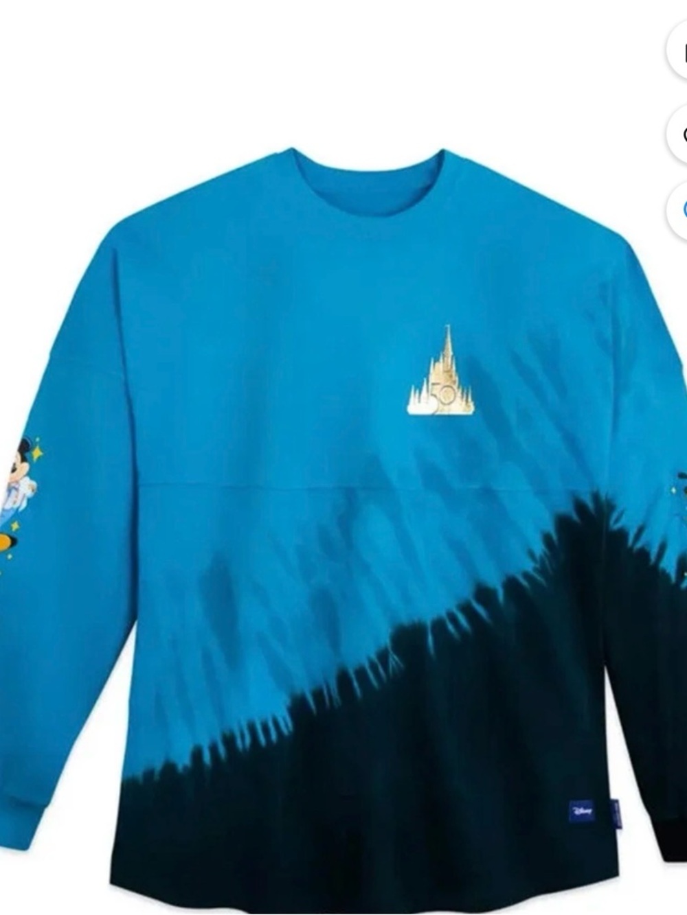 Walt Disney World 50th Anniversary Mickey & Friends Spirit Jersey NWT Large
